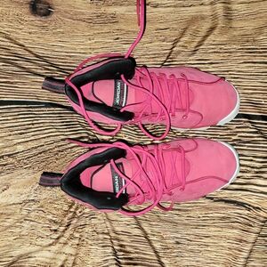 Jordan Pink and Black Sneakers Modern Athletic Design